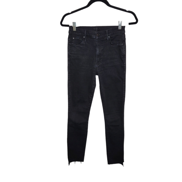 Mother Stunner Ankle Fray Jeans In Not Guilty Wash - Picture 1 of 8